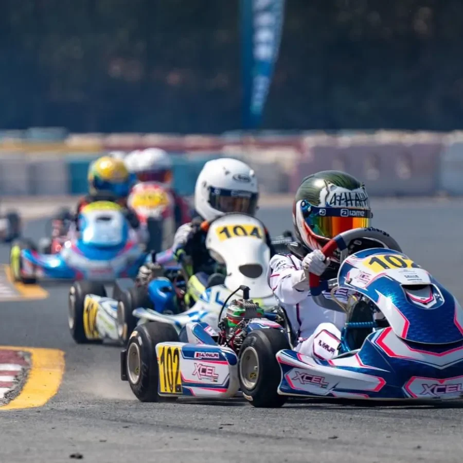 Karting prodigy Shaikh Saif bin Hassan Al Khalifa claims podium in UAE IAME Series
