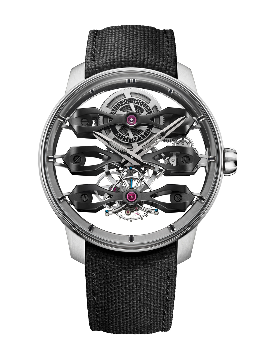 Tourbillon with Three Flying Bridges