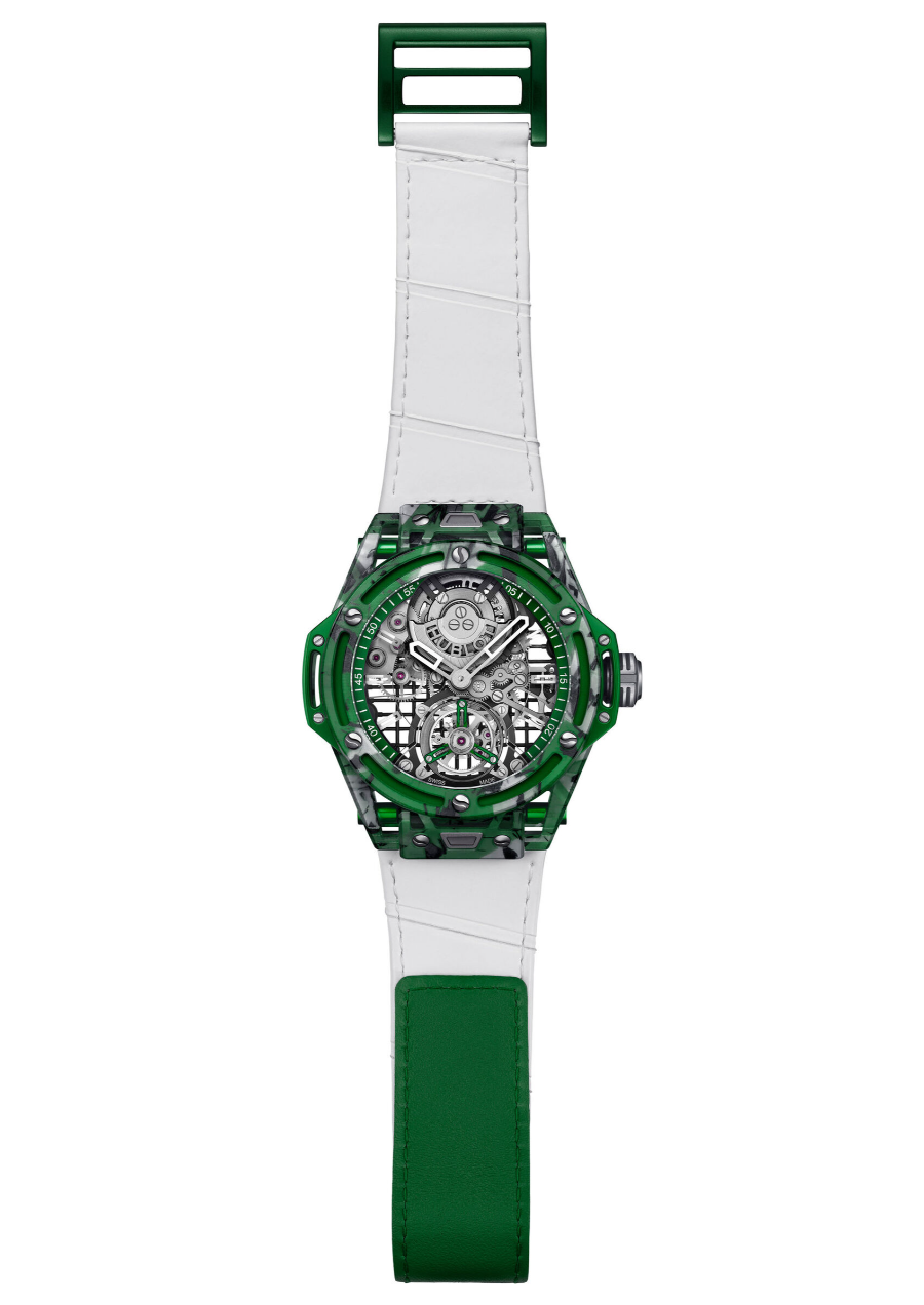 HUBLOT BIG BANG TOURBILLON NOVAK DJOKOVIC GOAT EDITION GREEN