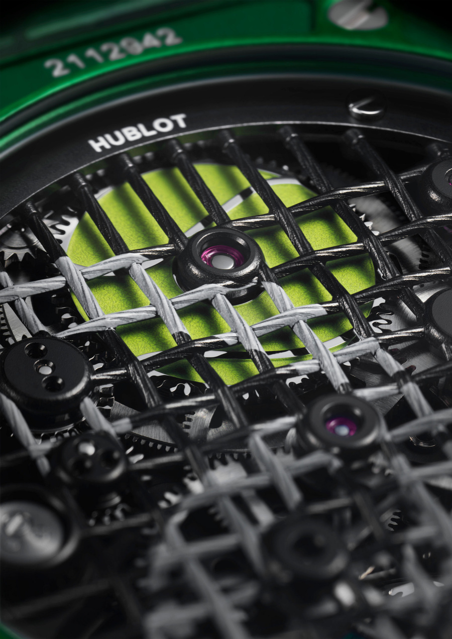 HUBLOT BIG BANG TOURBILLON NOVAK DJOKOVIC GOAT EDITION GREEN