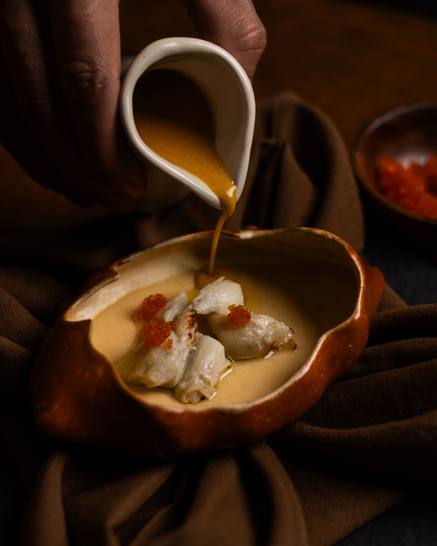 crab kuzhambu _ chawanmushi