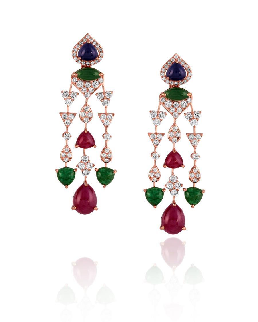 Bridal Gemstone earring
